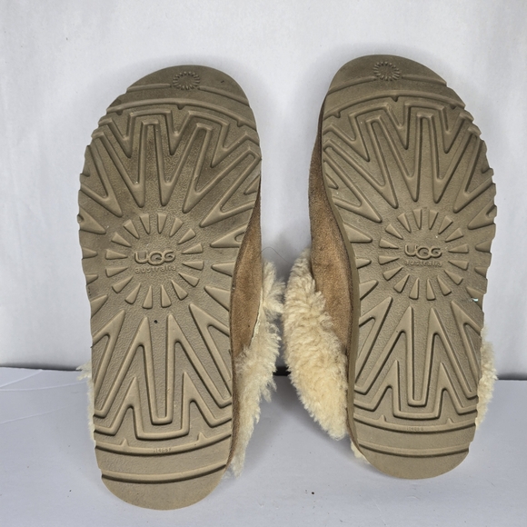 Ugg Disquette Slipper in Chestnut Suede Size 7 Cozy - Picture 7 of 7